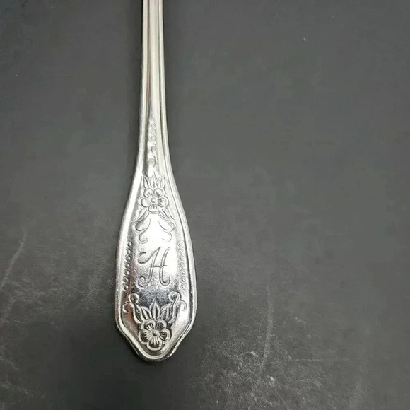 Flatware Stainless Steel Korea Letter "H" Engraved On Handle - Picture 13 of 13